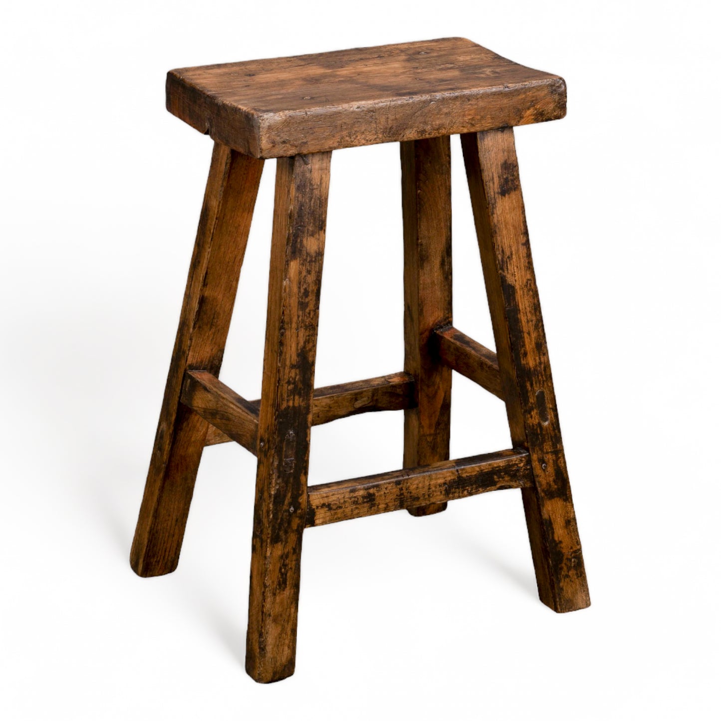 AC Antique Teak Stool