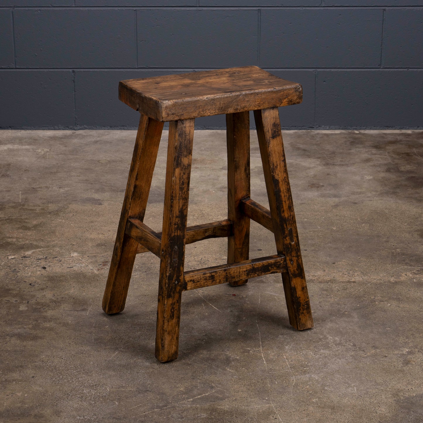 AC Antique Teak Stool