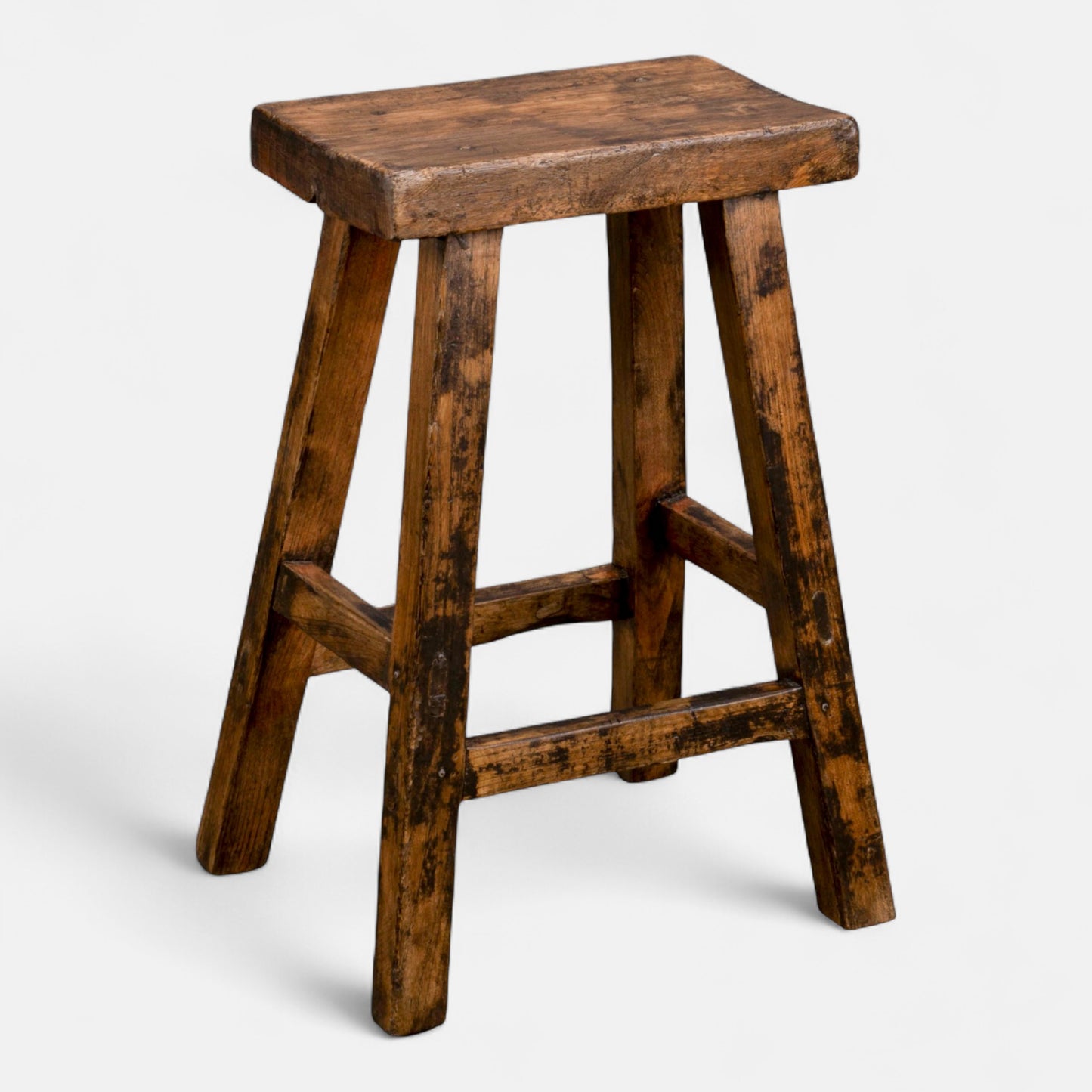 AC Antique Teak Stool