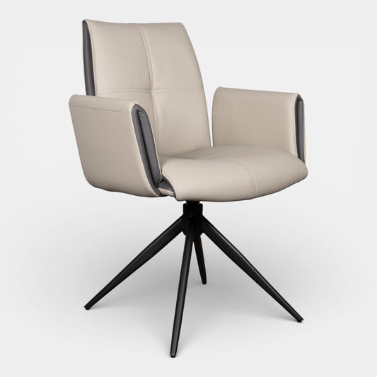 Bassano Swivel Carver Dining Chair