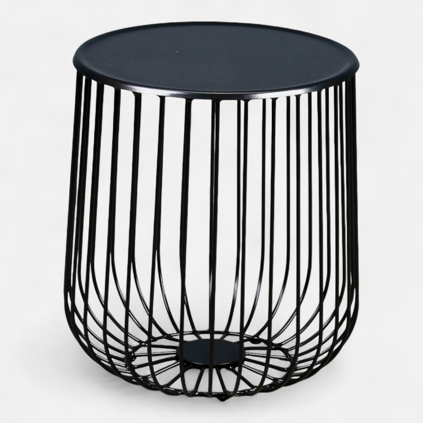 Asko Round Metal Side Table