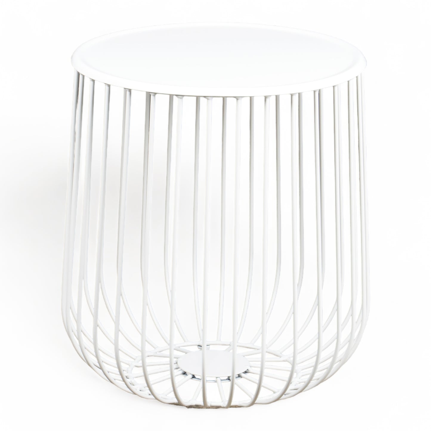 Asko Round Metal Side Table