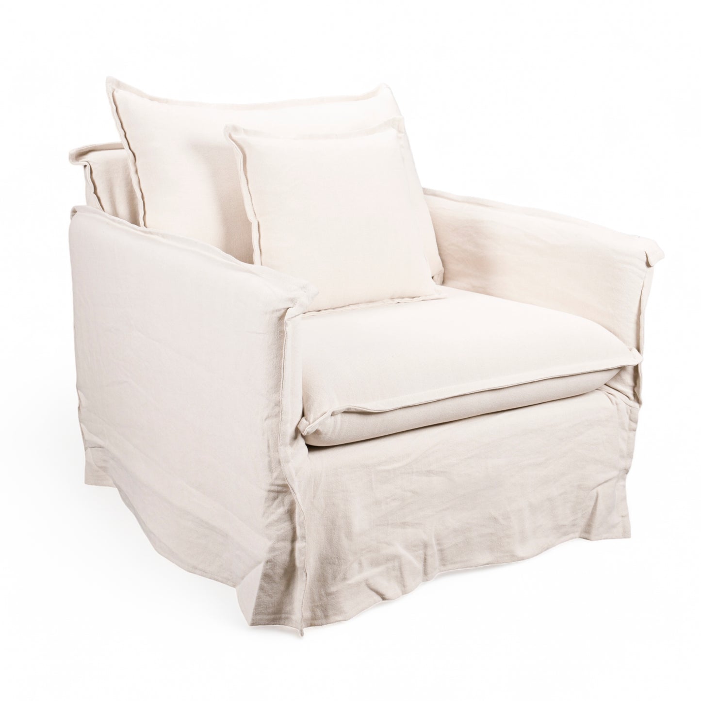 Chic  Slipcover Lounge Chair